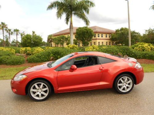 Beautiful 2006 mitsubishi eclipse gt 6-speed! 1-florida owner! new body style!