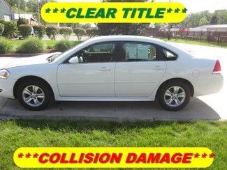 2012 chevrolet impala ls rebuildable damage clear title