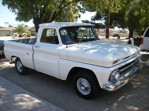 1963 chevy short bed with a big block turbo 400 power disk brakes power steering