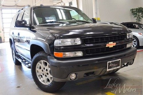 2005 chevrolet tahoe z71 4x4, one owner, dvd, sat, heated leather