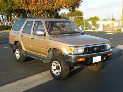 1994 toyota 4runner sr5 v6 4wd museum condition! 1 owner no reserve towing pkg