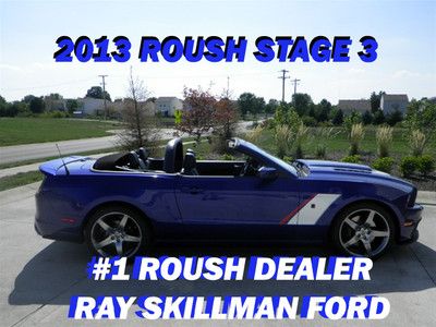 2013 roush stage 3 tvs2300 supercharged 5.0 302 13 rs3 convertible