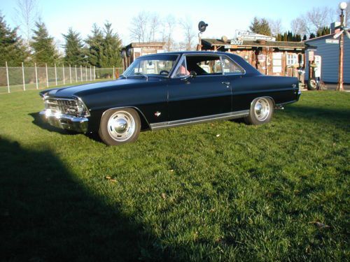 1967 chevrolet nova 2 dr hard top counterfit ss, nice car