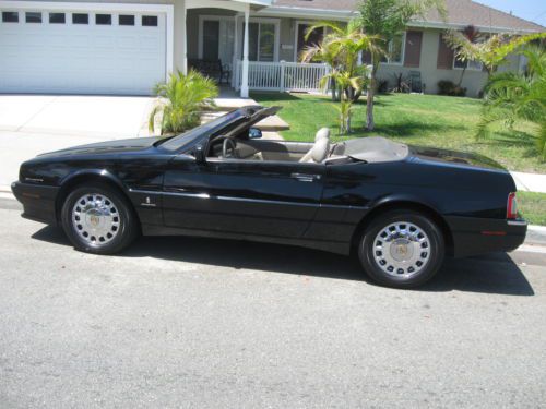 1993 cadillac allante california estate car one owner 67k actual mi blk/beige