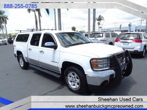 2009 gmc sierra 1500 sle crew cab one owner matching topper bedliner auto