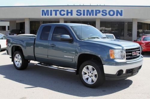 2007 gmc sierra 1500 slt extended cab  perfect southern carfax  20&#034; wheels