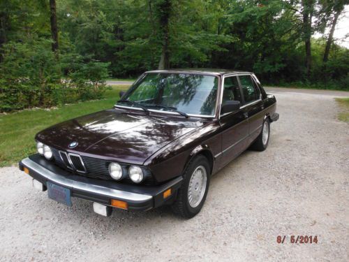 1987 bmw 535i rust free classic