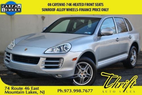 08 cayenne-74k-heated front seats-sunroof-alloy wheels-finance price only