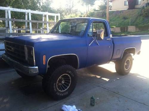 1979 chevy k10 4x4 shortbed