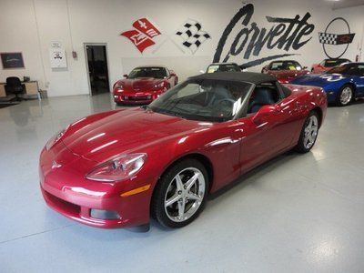 2011 corvette convertible automatic 3lt package crystal red 1 owner 1,375 miles