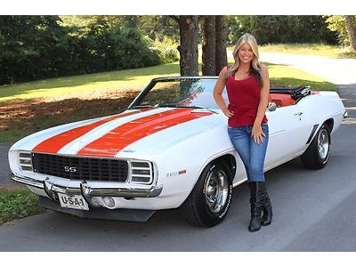 1969 chevy camaro z11 pace car covertible rs ps pdb super solid see video