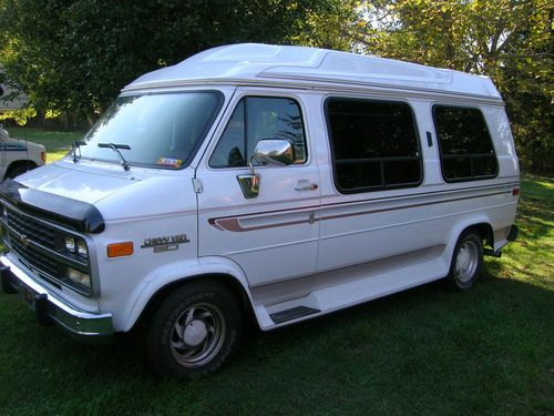 1993 chevy custom conversion van high top.excellent road ready!..84k