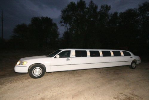 2000 lincoln limo town car stretch limousine 14-pass westwind coach low reserve