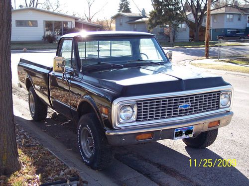 1972 chevy 4x4, 383 stroker sbc, with 1970 parts truck