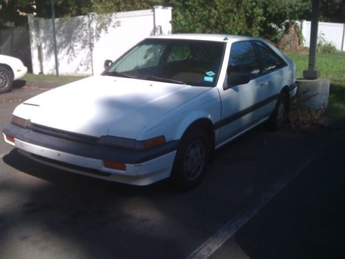 1987 honda accord lxi 2 door hatchback white auto trannsmission
