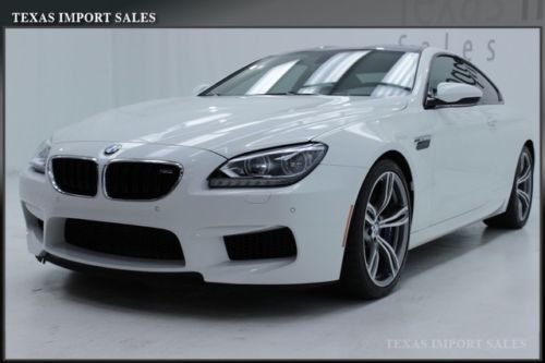 2013 m6 coupe dct,executive pkg,bang-olufsen, white/red,1.99% financing