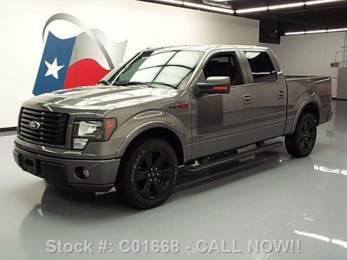 2012 ford f-150 fx2 crew 5.0 leather rear cam 20&#039;s 18k texas direct auto