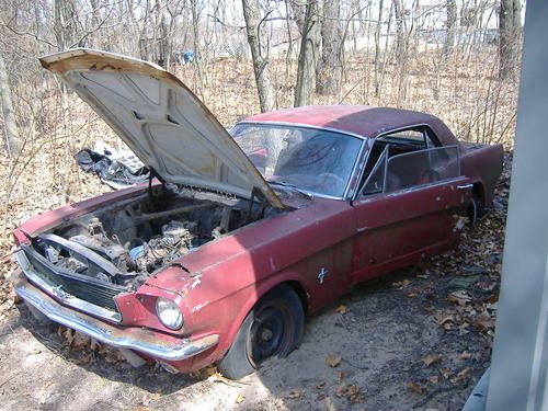 1965 ford mustang, original 289 with 4 bbl carb
