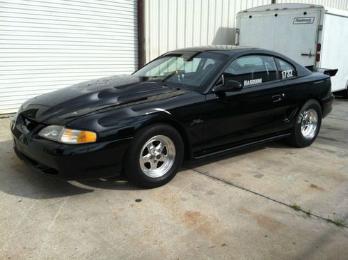 1995 ford mustang true 9 sec street car with a 496 big block chevy no reserve!!!