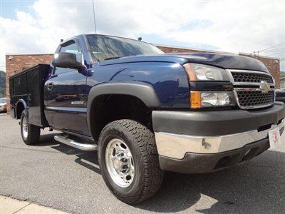 2005 chevy 2500hd open utility bed 4x4 8.1l v8 1-owner fully serviced 56k miles