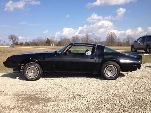 1981 trans am, t-top 4-speed car, project,