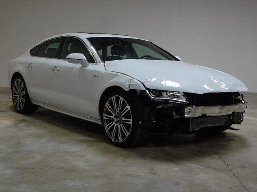 2013 audi a7 3.0t premium quattro damaged salvage only 664 miles wow loaded l@@k