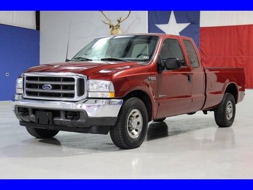 2002 f250 7.3l diesel 6-speed manual 1-owner low miles extended cab carfax