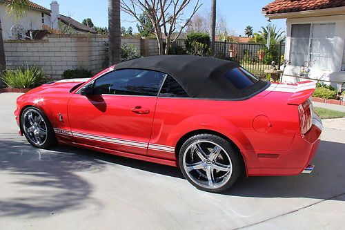 Ford mustang shelby gt 500 - convertible - looks new - rare car - 1 of 285 made