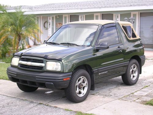 2001 chevrolet tracker - 2 door - convertible - 81,380 miles - florida car - w@w