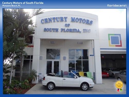 1999 vw cabrio 2dr convertible 2.0l 4 cylinder auto low mileage leather