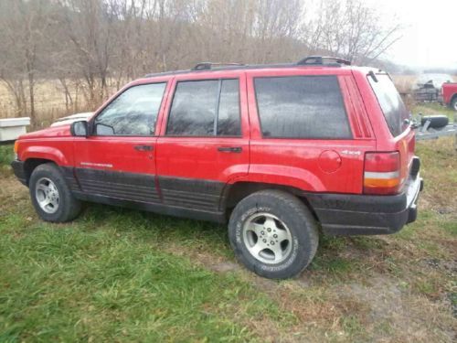 1998 Red jeep grand cherokee #2