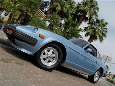 1979 nissan 280 zx 69000 original miles california blue plate z no reserve!