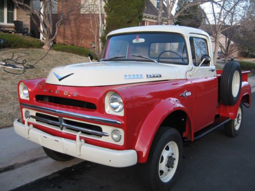 1957 dodge w100 power wagon power giant excellent frame off restored