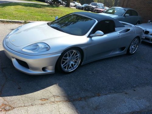 Ferrari 360 spider-rare 6 speed | tons of carbon | lots of extras | full service