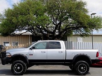 Lifted ranch hand rhino-lined two tone flares mb wheels uconnect remote start