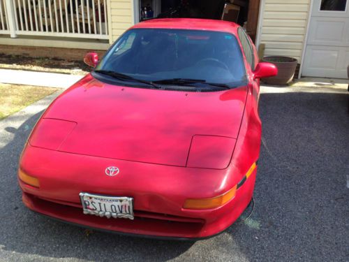 1991 toyota mr2 along with another 1991 toyota mr2 parts car