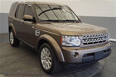 2012 land rover lr4 luxury-navigation-one owner clean carfax-third row seats-
