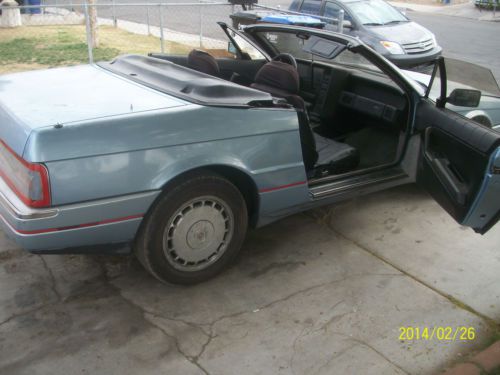 1990 cadillac allante pininfarina convertible 106,000 miles