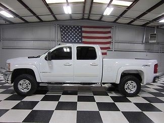 2 owner crew cab duramax diesel allison leather heated chrome extras loaded nice