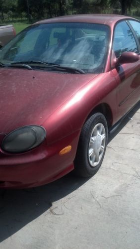 1994 red ford taurus for sale