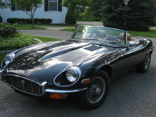 Jaguar: e-type one family owner since new. factory installed removable hardtop.