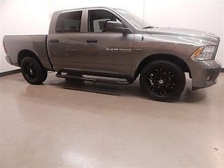 2012 gray one owner 4d crew 5.7l hemi automatic 4x4 cloth cruise air power cd
