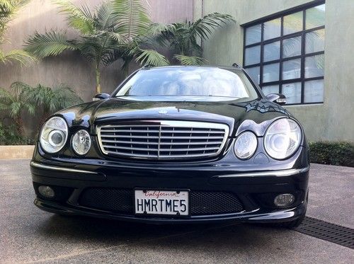 2005 mercedes e 500 4 matic wagon with amg front &amp; rear bumper amg exhaust