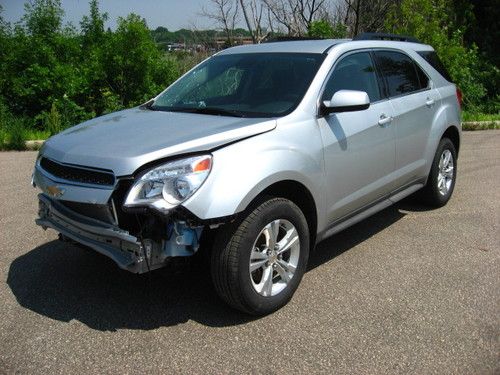 2012 chevy equinox lt fwd 2.4 4cyl runs and drives repairable salvage