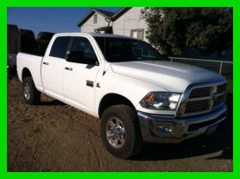 2010 ram slt turbo 6.7l i6 24v automatic 4wd keyless entry cd tow package white