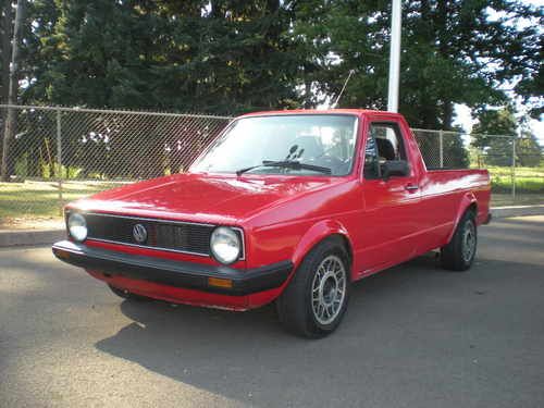 1981 vw rabbit pick up diesel, power steering, 5 speed, new engine, and more.