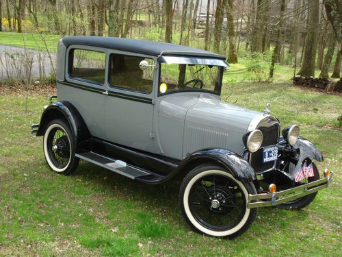 1929 ford original tudor sedan fully restored model a automobile touring car