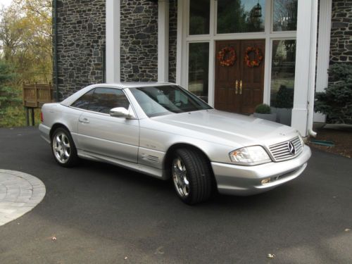 2002 Mercedes benz sl500 silver arrow