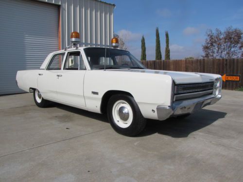 1968 plymouth fury i police package california car no reserve