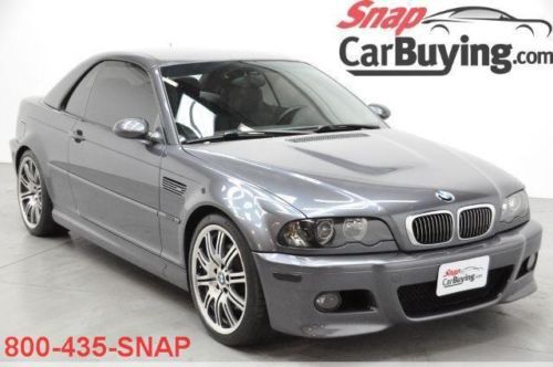 2002 bmw m3 base convertible w/hardtop 6-speed man clean carfax flawless keeper!